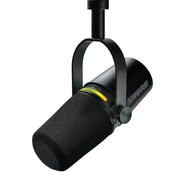 Microphone Dynamique SHURE MV7+ – XLR/USB, Directivité Cardioïde, Prise Casque - vue 4