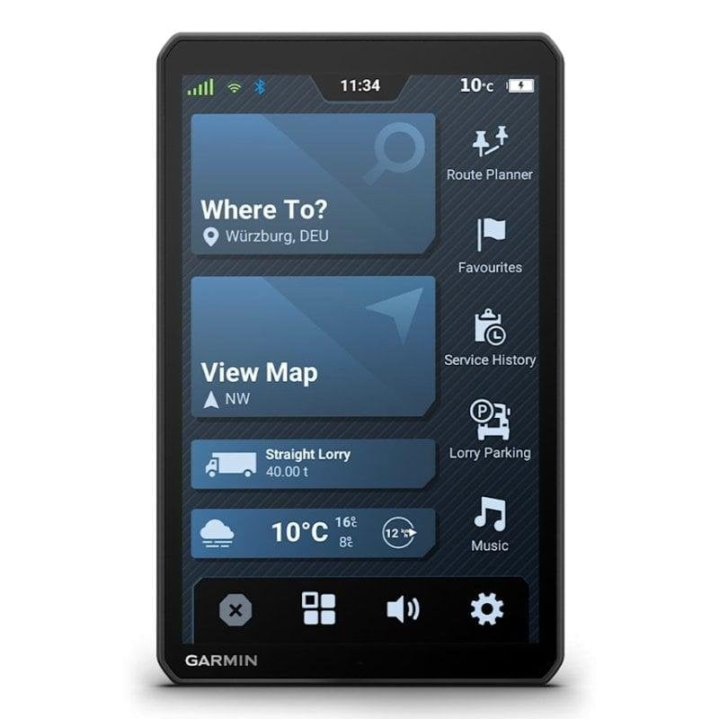 Garmin Schwarz Gps Für Lastwagen Dēzl Lgv820 8 Zoll Karten Lebenslang