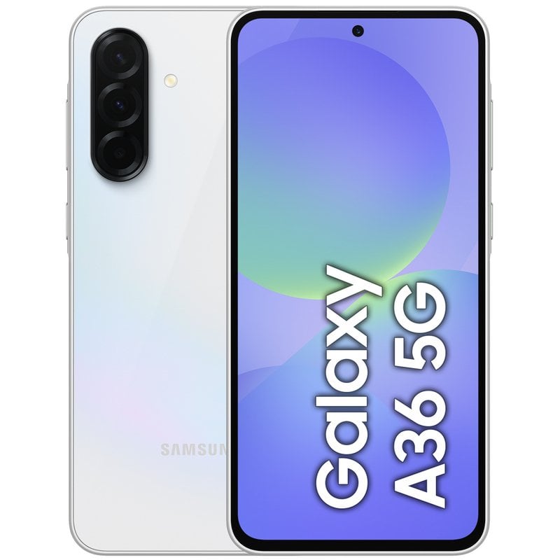 Image of Samsung Galaxy A36 5G 6GB/128GB Smartphone 6.7" Super AMOLED Android 15 Bianco Versione importata UE cod079