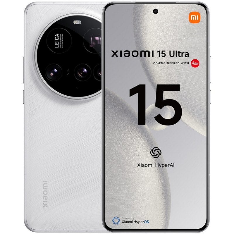 Image of Xiaomi 15 Ultra 16GB/512GB Smartphone 6.73" AMOLED 50MP 5410mAh 90W Snapdragon 8 Elite Bianco cod079