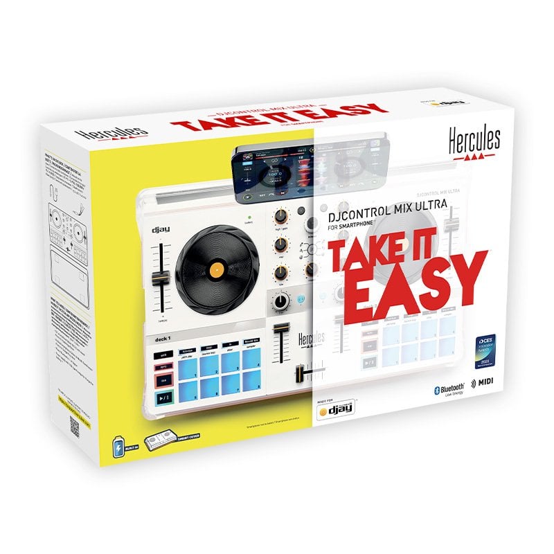 Hercules DJControl Mix Ultra Controller DJ Wireless Portatile con
