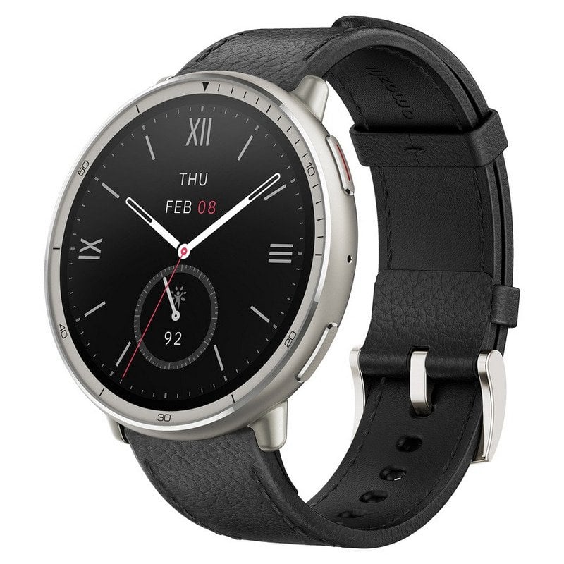Image of Amazfit Active 2 R NFC Smartwatch 1.32" 2.000nits Mappe offline Argento/Nero cod079