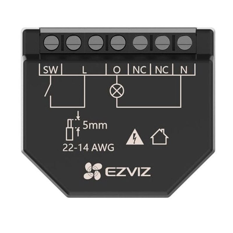 Image of Relè intelligente EZVIZ T35W con statistiche di consumo