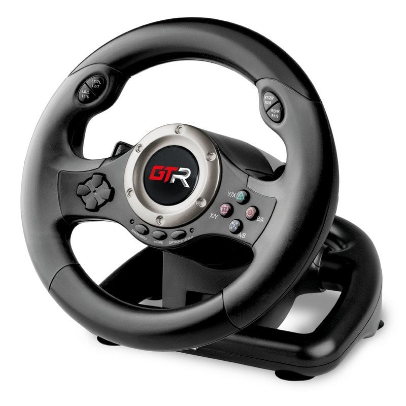 Image of Volante Indeca JINSHU 2 GTR compatibile con PS4/PS3/Xbox/Nintendo Switch/PC cod079