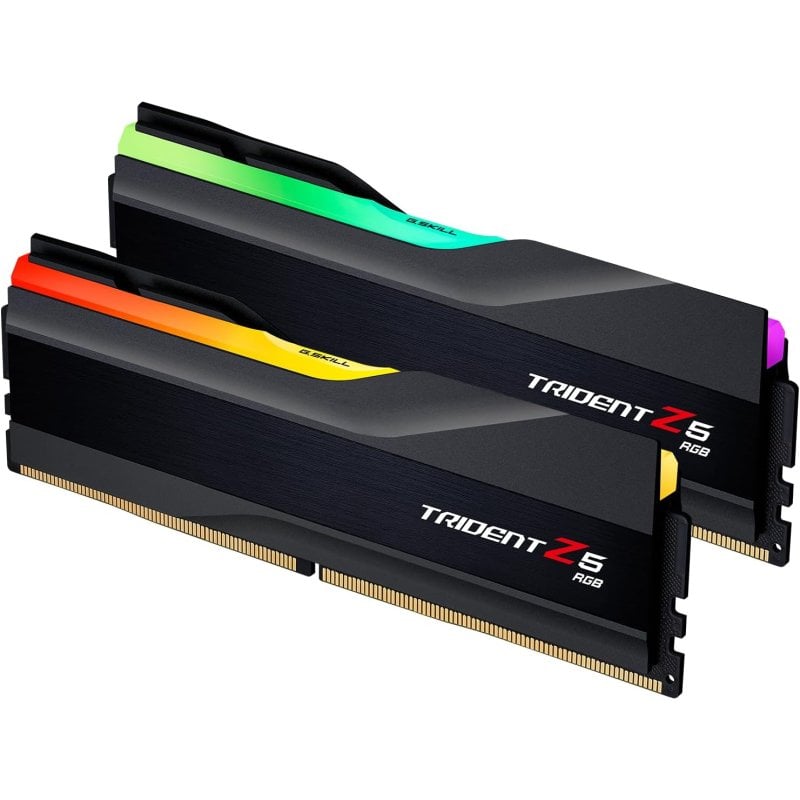 Image of G.skill G.skill Ddr5 Ram 64gb 2x32gb Dual-kit Pc6400 Cl32 64tz5rk Rgb Trident Z5 Rgb - 64gb per prestazioni ottimali, design Rgb elegante, compatibile con Intel - La migliore RAM per giocatori e professionisti