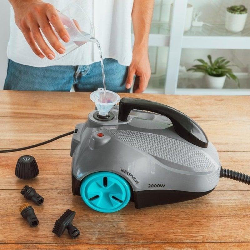 Cecotec Hydrosteam 1300 Rapid Max Dampfreiniger - 1350W Mit 16 Zubehörteilen