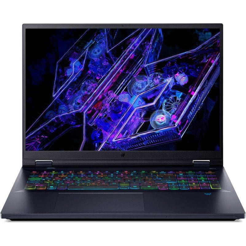 Plongez dans le jeu de nouvelle génération avec l'ordinateur portable PC de jeu Helios 18 compatible avec l'IA et alimenté par DLSS 3.5. Bénéficiez de performances maximales avec un refroidissement de pointe un écran Mini LED lumineux et la précision de MagKey 3.0 MagClick et MagSpeed. *clavier français Spécifications Conception Type de produit Ordinateur portable Couleur du produit Noir Facteur de forme Clamshell Positionnement sur le marché Jeu Exposition Diagonale de l'écran 45 7 cm (18 ) Résolution de l'écran 2560 x 1600 pixels Écran tactile Non Type HD WQXGA Rétroéclairage LED Oui Format d'image natif 16 10 Processeur Fabricant de processeurs Intel Famille de processeurs Intel® Core™ i9 Génération de processeur Intel Core i9-14xxx Modèle de processeur i9-14900HX Nombre de cœurs de processeur 24 Nombre de fils 32 Fréquence turbo du processeur 5 8 GHz Cœurs de performance 8 Noyaux d'efficacité 16 Fréquence turbo maximale du cœur de performance 5 8 GHz Fréquence t...