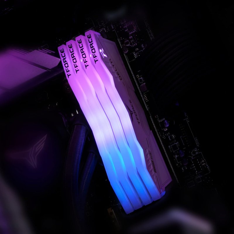 Memória RAM Team Group T-Force Delta RGB DDR5 6400MHz 32GB (2x16GB Memória RAM Team Group T-Force Delta RGB DDR5 6400MHz 32GB (2x16GB