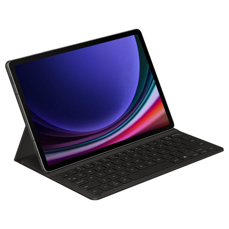 Image of Samsung Book Cover Slim con tastiera nera per Galaxy Tab S9