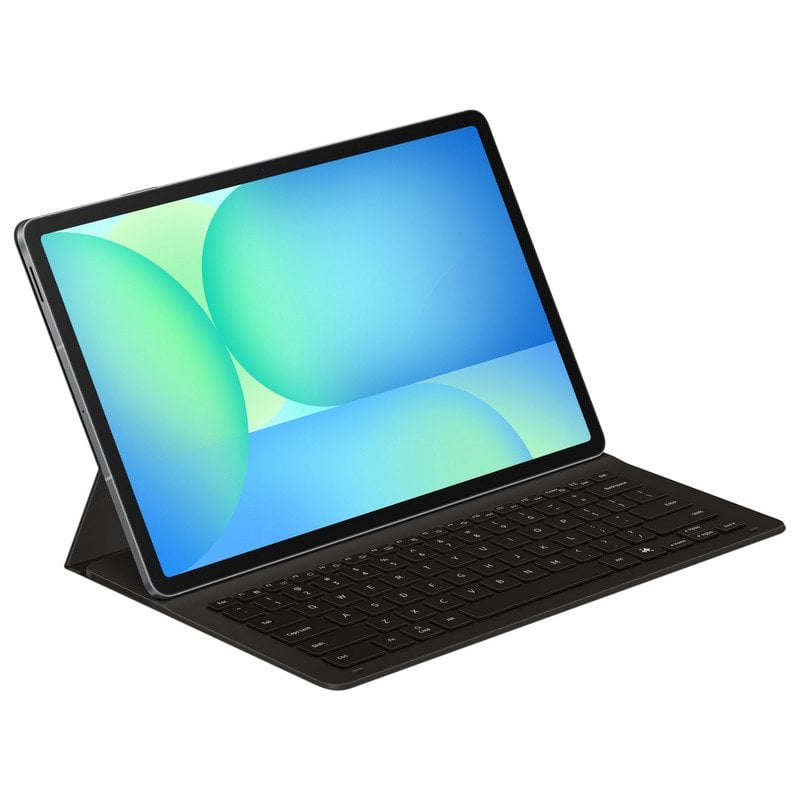 Image of Custodia sottile Samsung Book Cover con tastiera Galaxy AI Key, nera per Galaxy Tab S10 FE Plus cod079