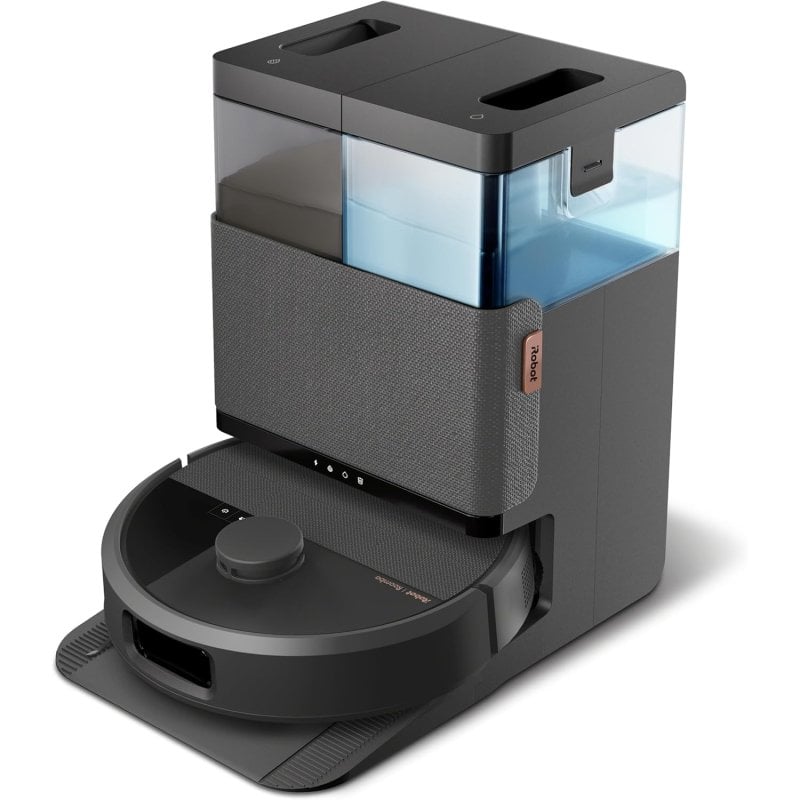 iRobot Roomba Plus 505 Combo Roboterstaubsauger mit AutoWash-Basis, Multifunktion und Selbstreinigung, Schwarz