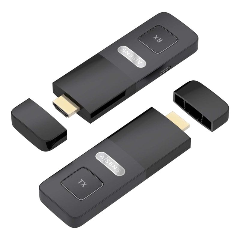 Image of Aisens ASWL-H2K30M001-BK Trasmettitore HDMI wireless per trasmissione segnale HDMI senza cavi 1080P 30m, nero