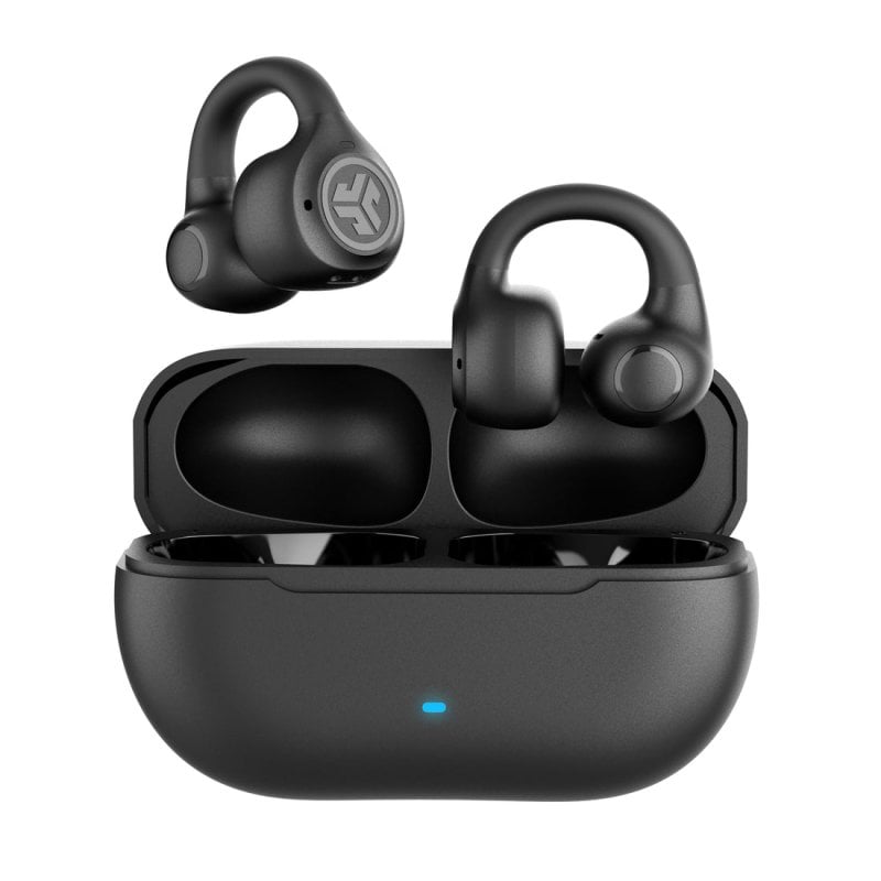 JLab Flex Auriculares Sem Fios Abertos com Design Clip Pretos