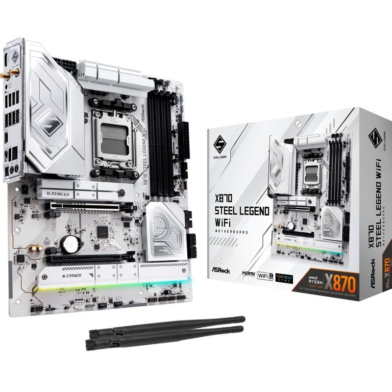 Image of Scheda madre Asrock X870e Steel Legend Wifi (am5)