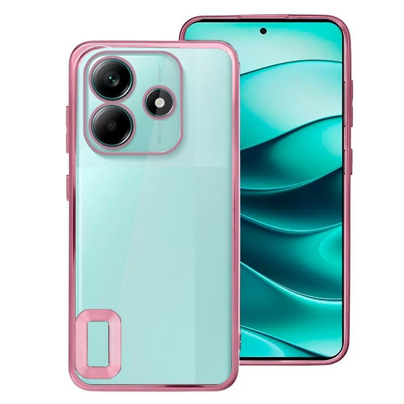 Image of Custodia Cool per Xiaomi rossomi Note 14 5G Metallic Edge (Rosa)