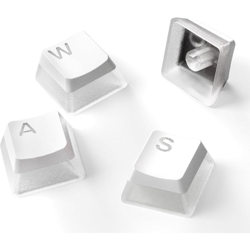 Clavier SteelSeries PrismCAPS Set 104 Keycaps PBT Blanc RGB USA
