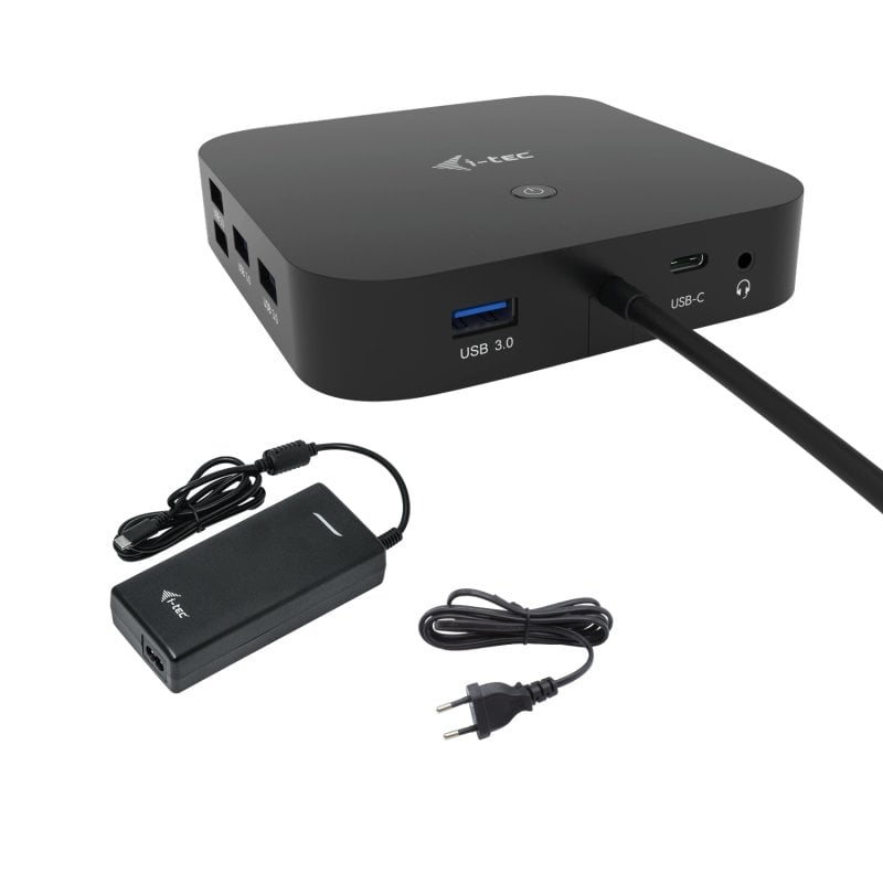 Image of I-Tec USB-C HDMI DP Docking Station Power Delivery 100 W + Caricabatterie Universale 100 W