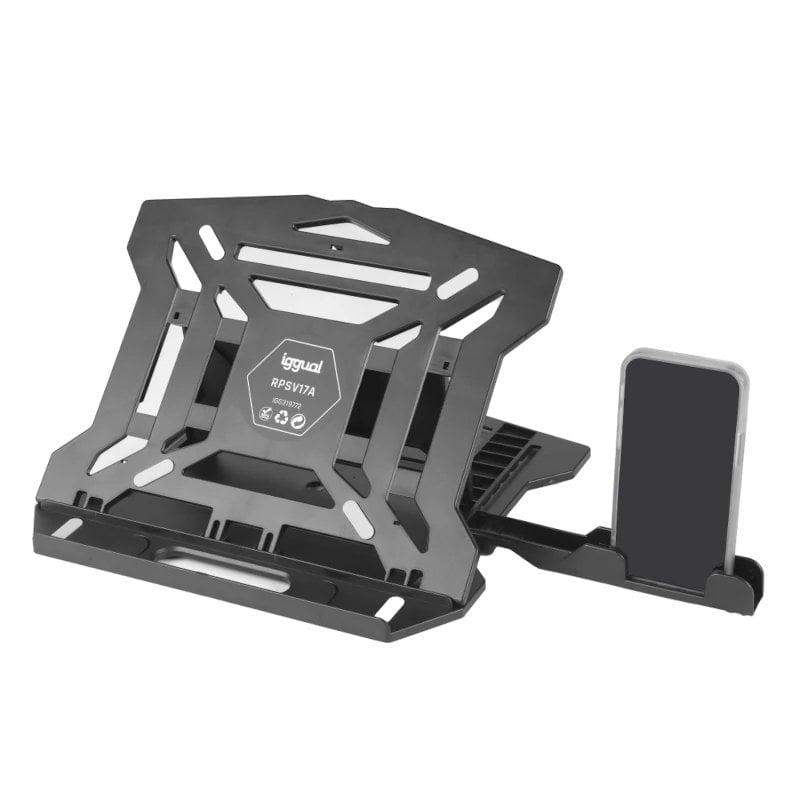 Image of Supporto Iggual per laptop + cellulare fino a 17"