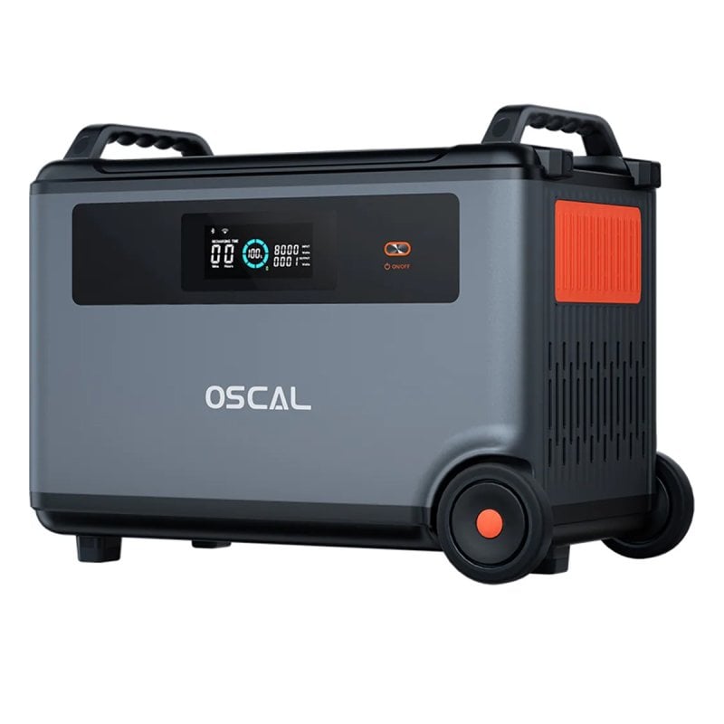OSCAL BP3600 Pack Bateria Adicional 3600Wh Capacidade Expansível para Usar com PowerMax 3600/6000
