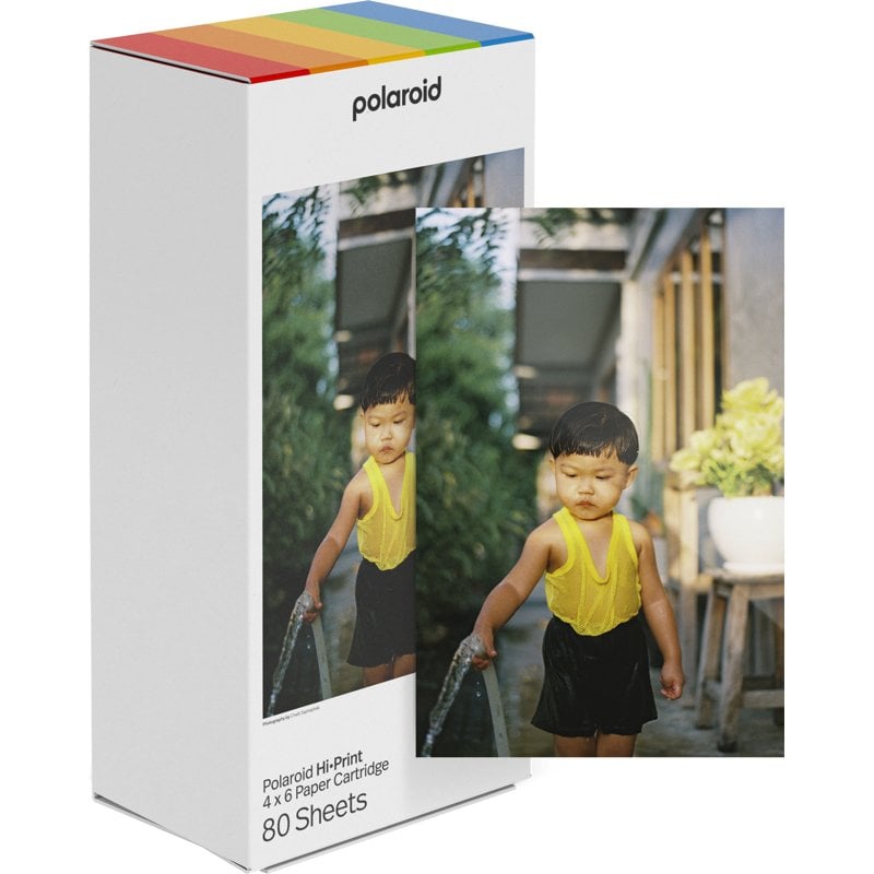 Image of Cartuccia fotografica a colori Polaroid Hi-Print 4x6 80 foto cod079