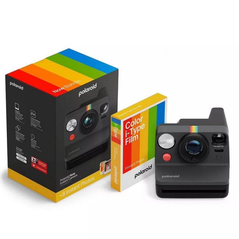 Polaroid Now Gen 3 Câmara Instantânea USB-C Preta + Filme Color i-Type de 8 Fotografias Polaroid Now Gen 3 Câmara Instantânea USB-C Preta + Filme Color i-Type de 8 Fotografias