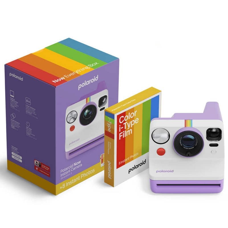 Polaroid Now Gen 3 Câmara Instantânea USB-C Roxa + Filme Color i-Type de 8 Fotografias Polaroid Now Gen 3 Câmara Instantânea USB-C Roxa + Filme Color i-Type de 8 Fotografias