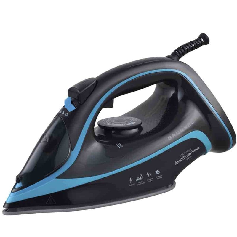 Image of Grunkel PL-3200 Ferro da stiro a vapore anodizzato 3200W Nero cod079