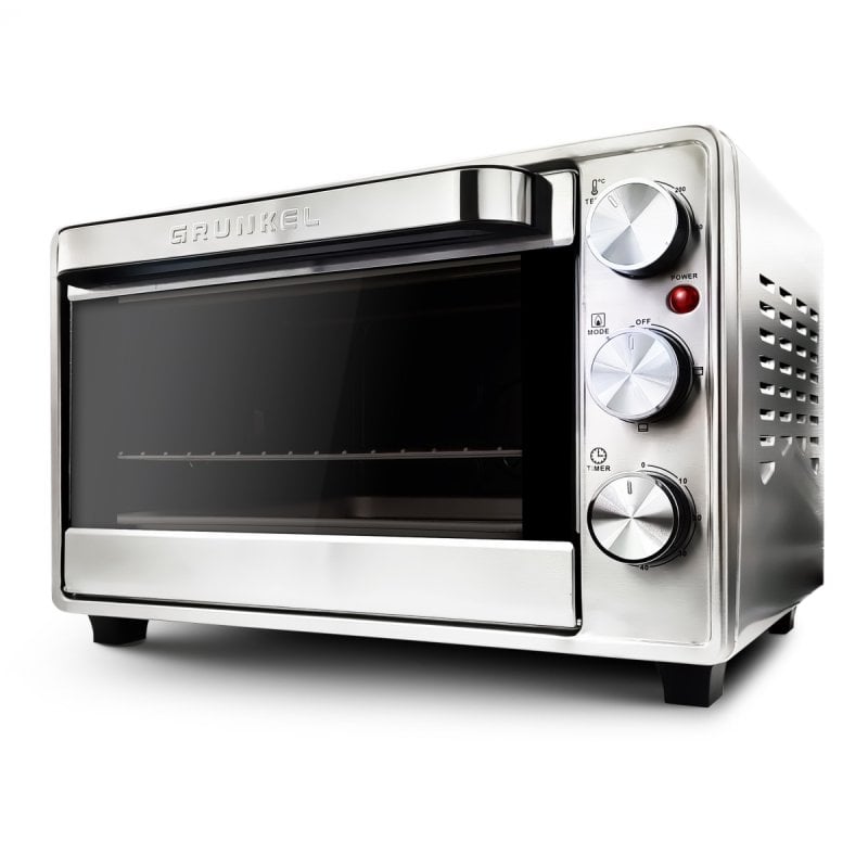 Image of Forno elettrico multifunzione da tavolo in acciaio inossidabile Grunkel HR-23SS 23L 1600W cod079