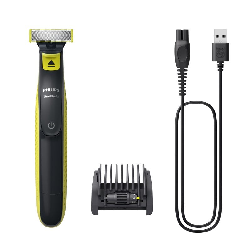 Image of Philips Norelco OneBlade 360 Rasoio Viso 5 in 1 Nero/Giallo cod079