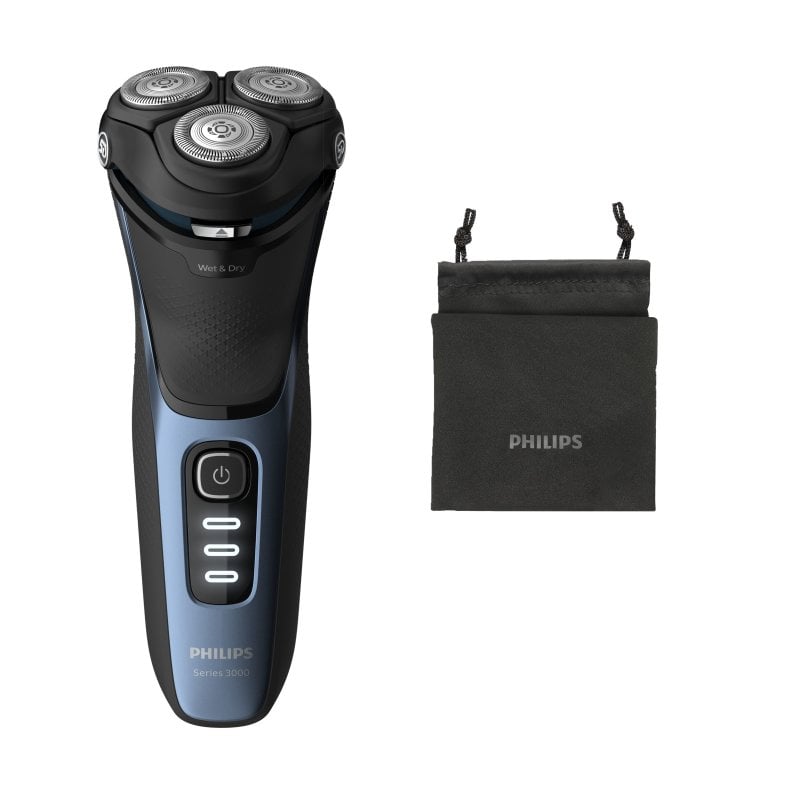 Image of Philips 3000 Rasoio Wet/Dry Nero/Blu cod079