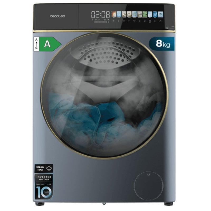 Image of Cecotec Bolero DressCode 8900 Lavatrice a carica frontale 8 Kg 1400 giri/min 16 programmi A Blu cod079