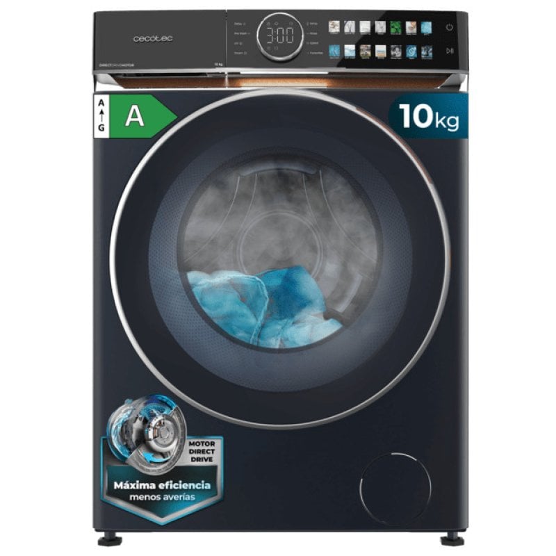 Image of Cecotec Bolero DressCode 10980 Lavatrice da 10 kg con motore a trasmissione diretta e 1400 giri/min Blu cod079