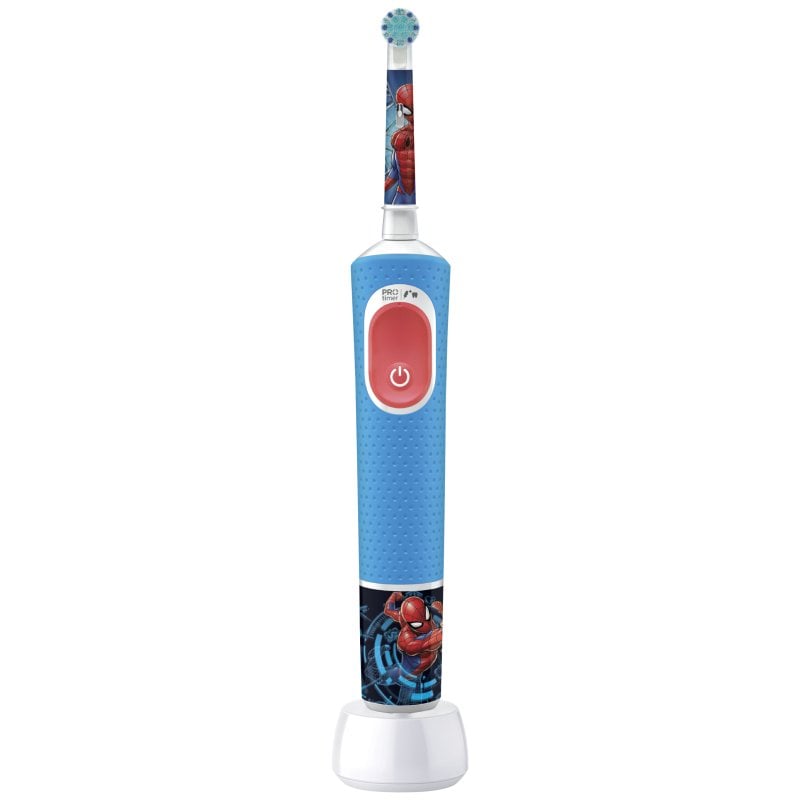 Image of Oral B Pro Kids Spazzolino per bambini +3 anni Spider Blu/Rosso cod079