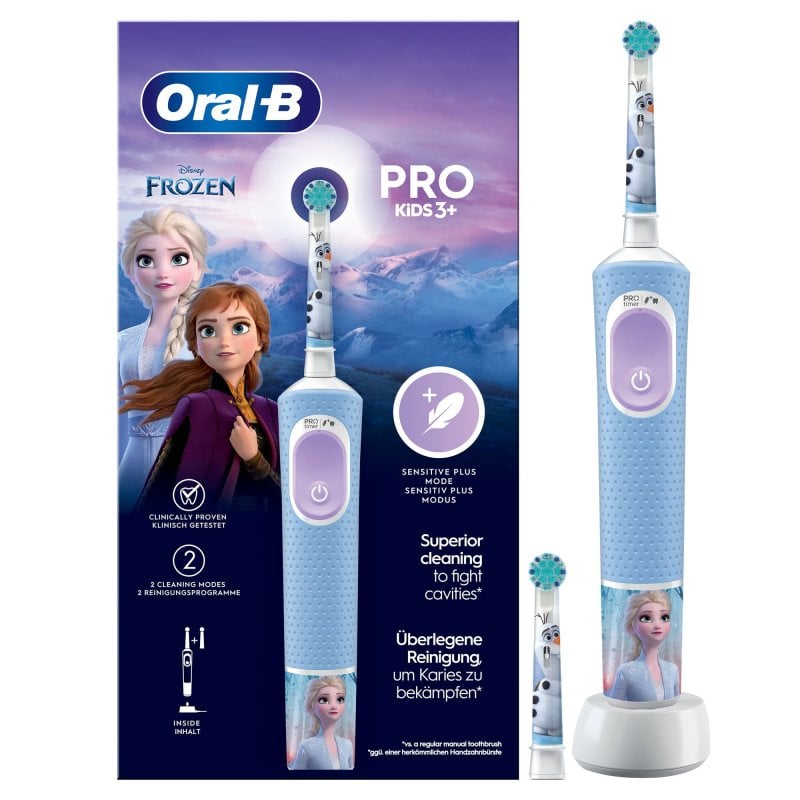 Image of Spazzolino da denti Oral B Pro Kids Frozen 2 modalità blu cod079