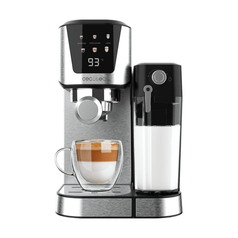 Image of Cecotec Power Espresso 20 Cream Macchina per caffè semi-automatica con touch screen in acciaio inox cod079