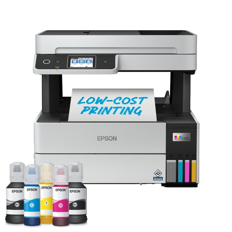 Image of Epson EcoTank ET-5185 Stampante multifunzione a colori WiFi A4 Serbatoi di inchiostro fronte-retro Fax cod079