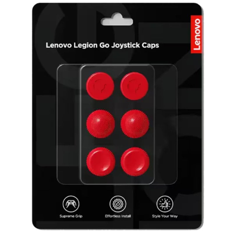 Image of Cappucci per joystick Lenovo Legion Go rossi cod079