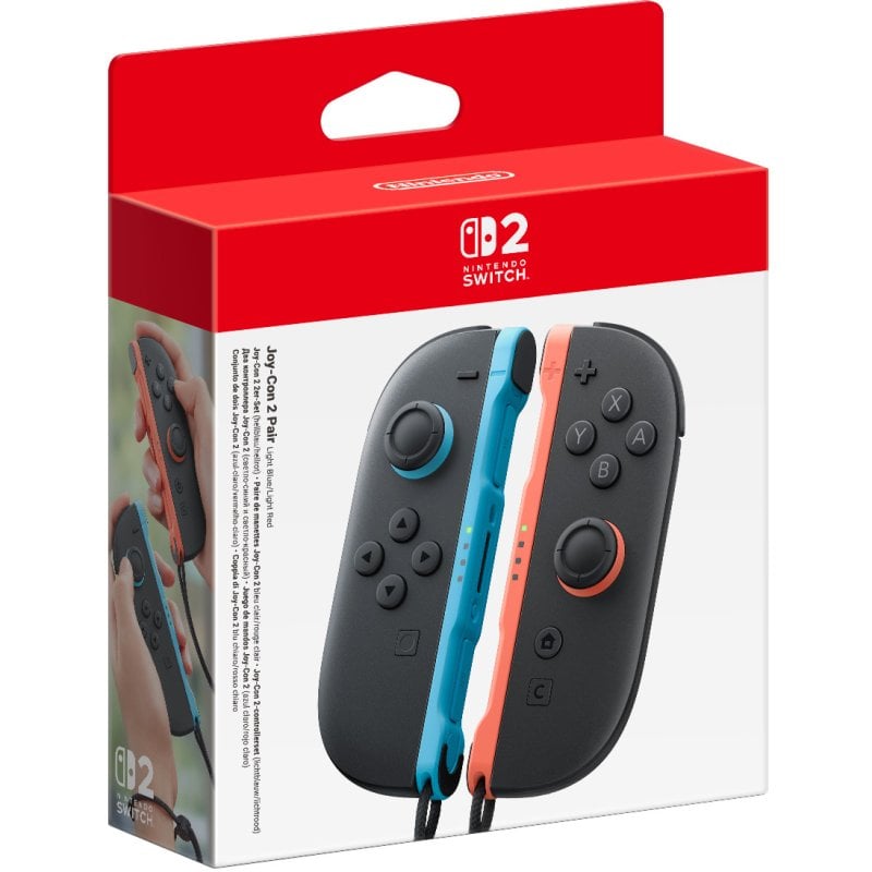 Image of Nintendo Joy-Con 2 Paia Azzurro/Rosso Chiaro per Nintendo Switch 2 cod079