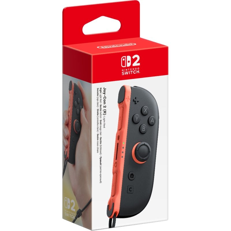 Image of Controller destro Nintendo Joy Con 2 rosso chiaro per Nintendo Switch 2 cod079
