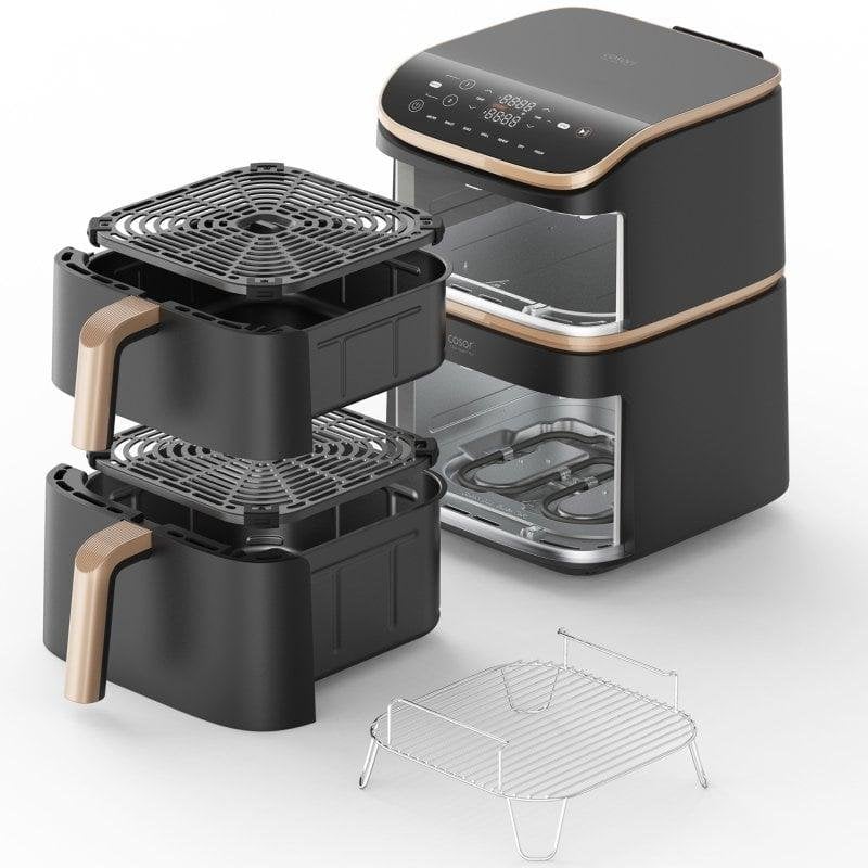 Friteuse D'Air Chaud Cosori Turbo Tower Pro KOSP0040EUN – 10,8L, 2630W, 7 Programmes - vue 5