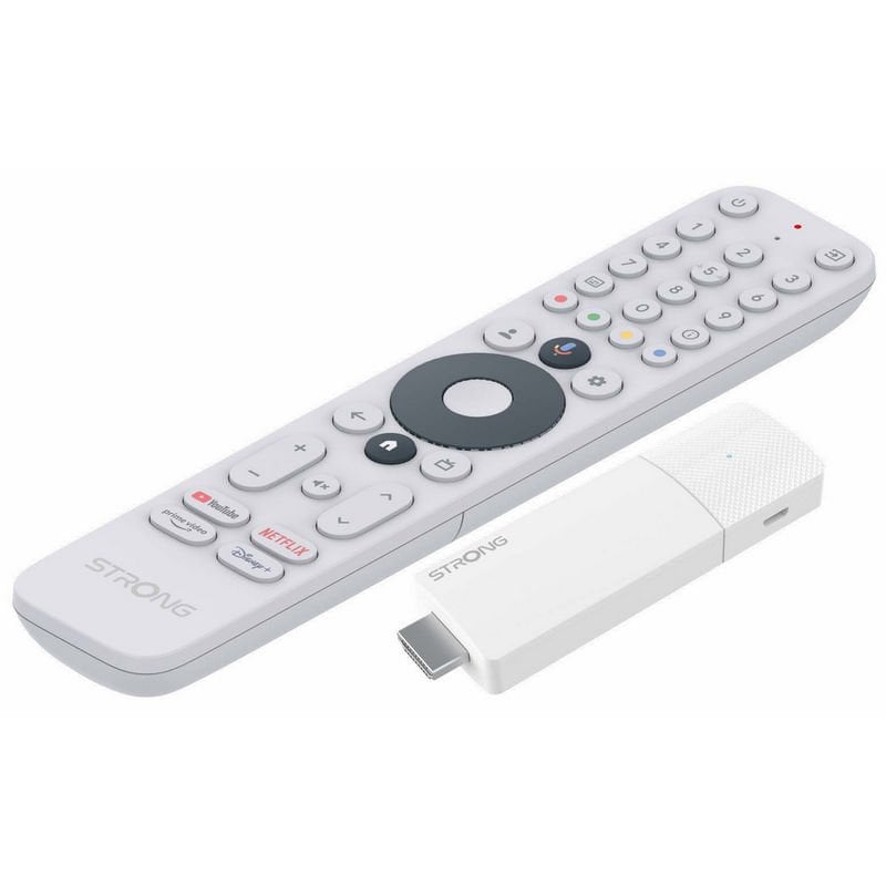Image of Forte LEAP-AIR Google TV Stick HDMI UltraHD 4K HDR10+ H.265/HEVC Dolby Audio Bianco cod079