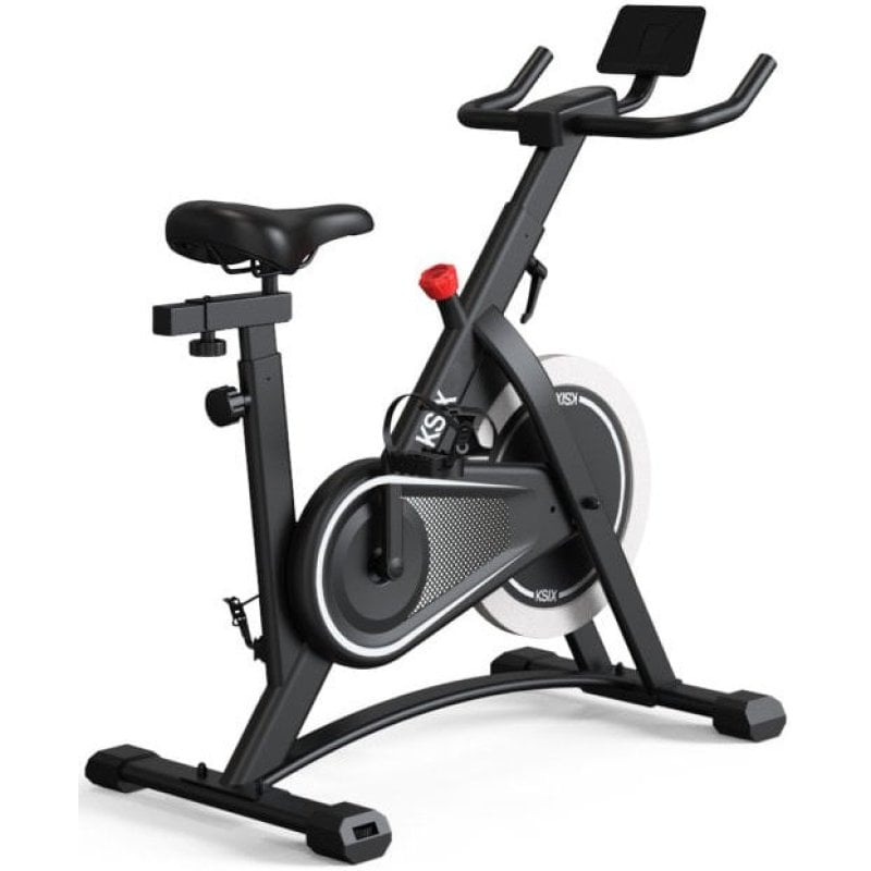 Image of Ksix KB01 Cyclette da interno, supporto per tablet e smartphone, regolabile, compatibile con le app Kinomap e Zwift, nero cod079