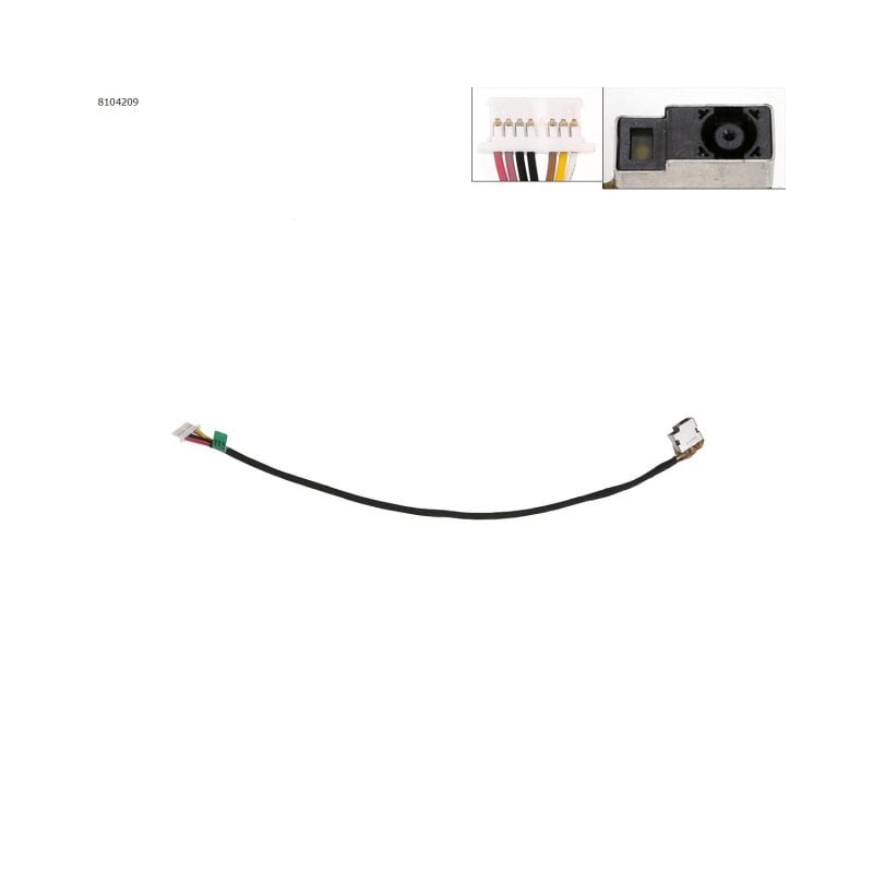 Image of Connettore/cavo CC Hp serie 17-g Pavilion 15-cs 15-cu 15-cw 810327-006 L28015-001 Connettore di alimentazione con cavo Pj880 cod079