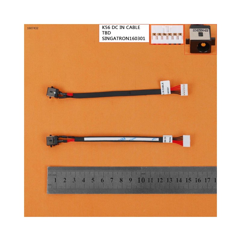 Image of Connettore/cavo CC Asus K56 K56c K56ca K56cm, Asus S56 S56c S56ca S56cb, Asus X550c X550ca X550cc X550cl,asus S550 S550c S550ca S cod079
