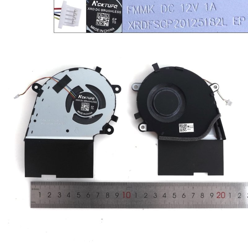 Image of Ventola per laptop Asus ROG Strix G731 G531GW G512LV G712 G542L 12V CPU ad alta potenza cod079