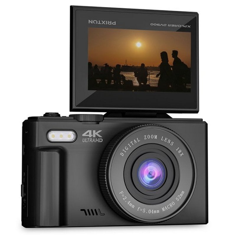 Appareil Photo Nuérique Copact 4K HD 48PAutofocus avec 32G Carte