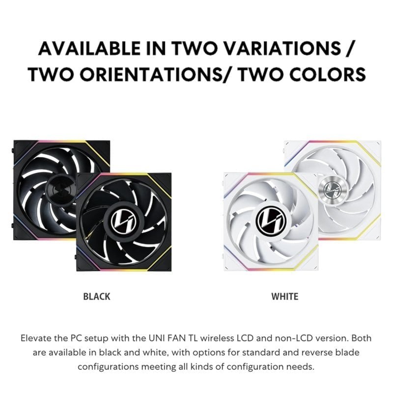 Lian Li UNI FAN TL 120 Wireless Pack Triple Ventilador
