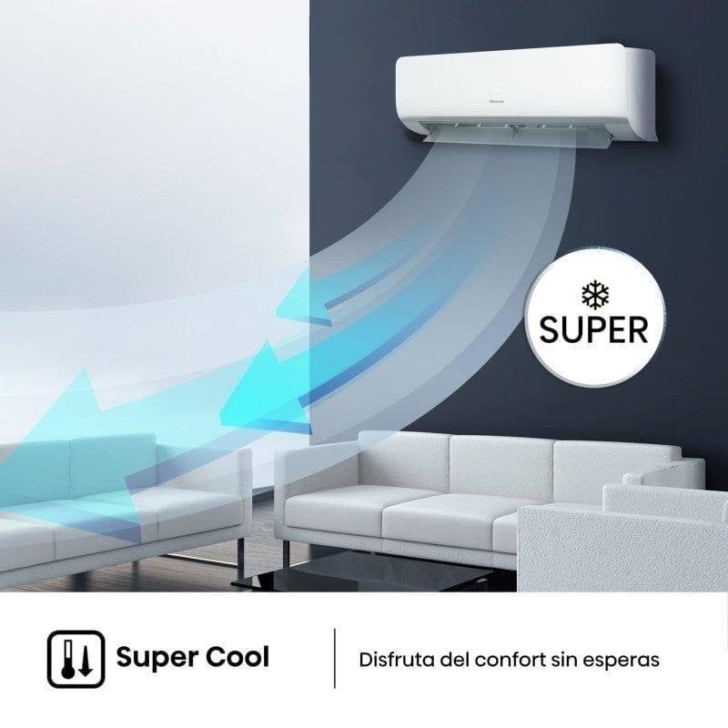 Ar Condicionado Split Hisense KC25YR03G 8.944 BTU Inverter Quente e Frio Wi-Fi