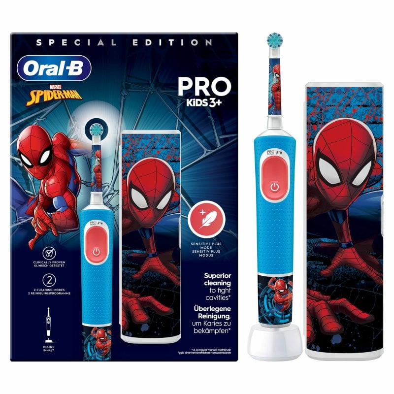 Image of Oral-B Pro Kids Vitality Pro Kids Spiderman + custodia da viaggio cod079