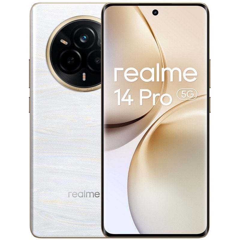 Image of Smartphone Realme 14 Pro 8GB/256GB 6,77" 120Hz 45W Android 15 Bianco cod079